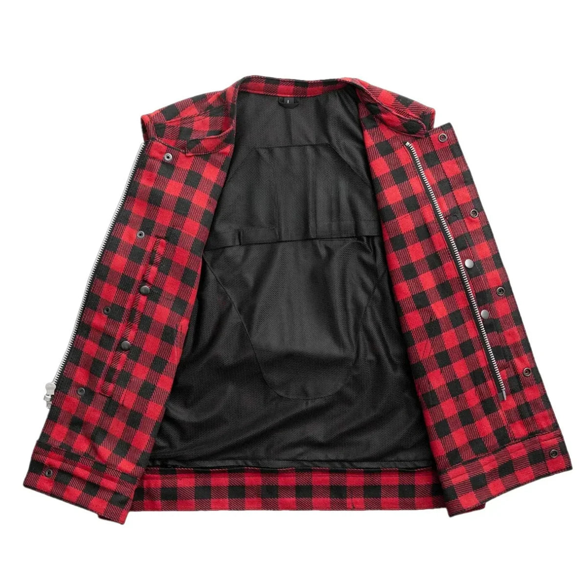 Sharp Shooter Moto Men's Canvas Vest - Recycled - Lux Ryder
