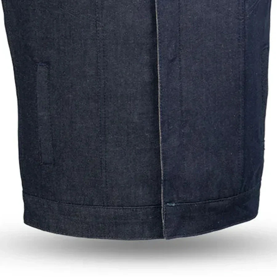 Kershaw Men's Motorcycle Denim Vest - Lux Ryder