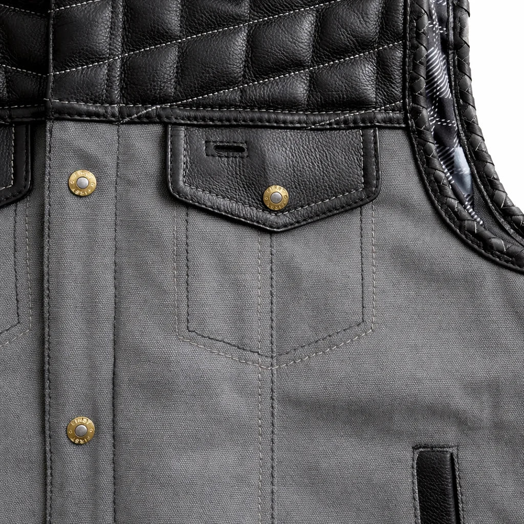 leather vest iron nomad | LuxRyder