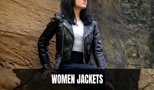 women leather jacket