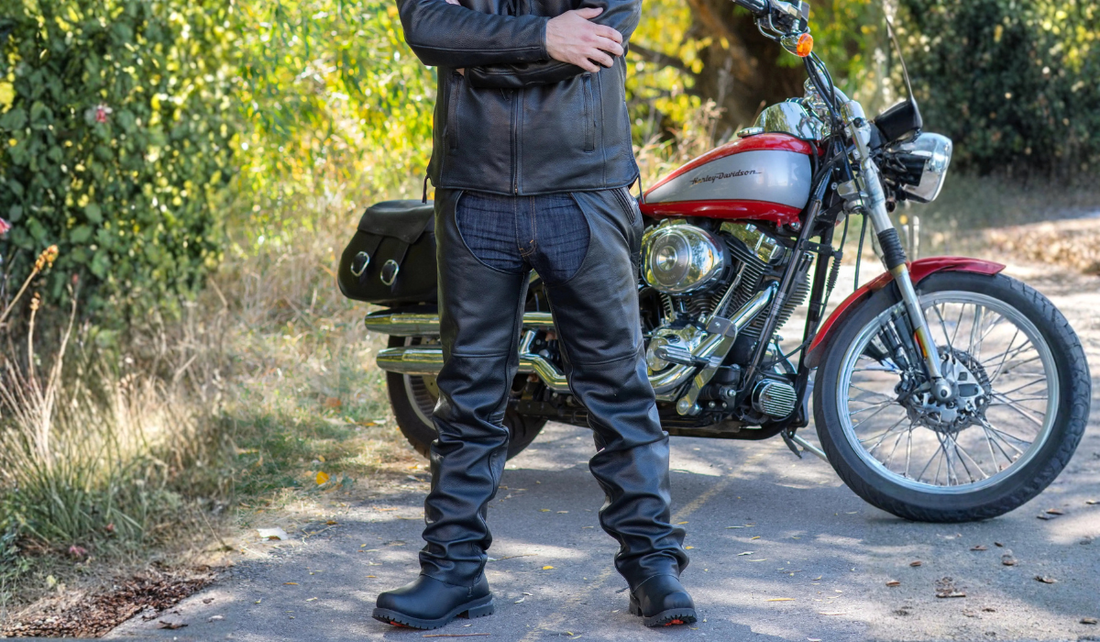 Womens leather chaps