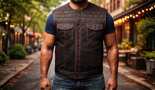 Men’s Mesh Motorcycle Vest