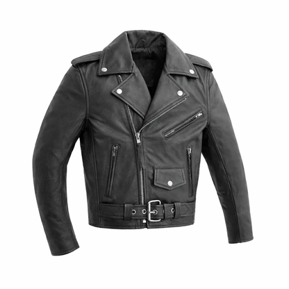 Cry Baby Kid’s Motorcycle Leather Jacket – Lightweight Riding Style - Lux Ryder