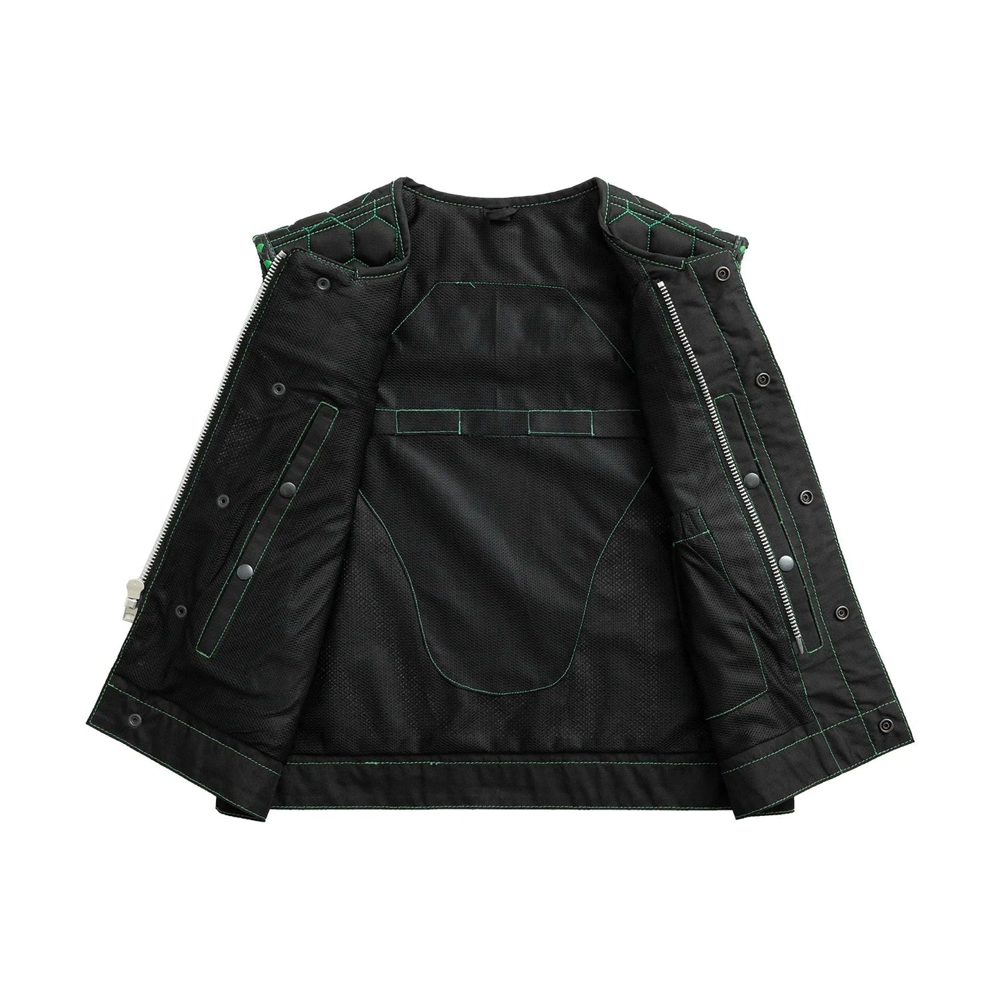 Lowside Hornet Moto Mesh Men's Club Style Vest - Lux Ryder