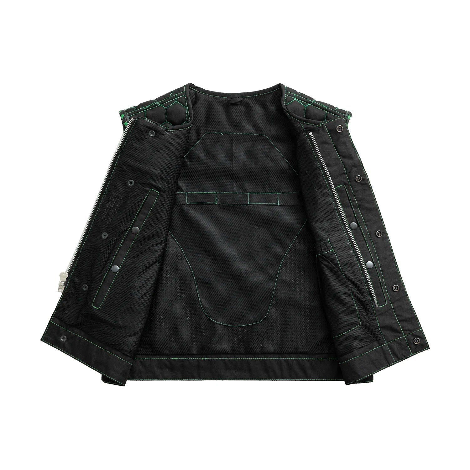 Lowside Hornet Moto Mesh Men's Club Style Vest - Lux Ryder