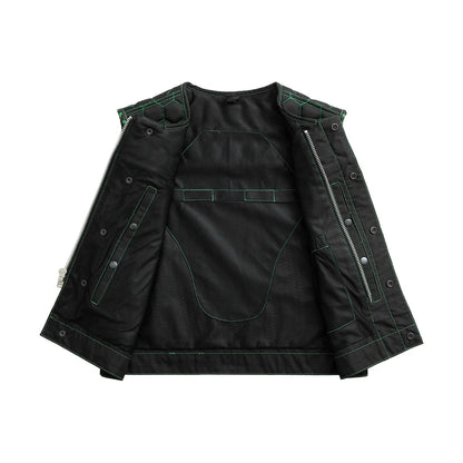 Lowside Hornet Moto Mesh Men's Club Style Vest - Lux Ryder