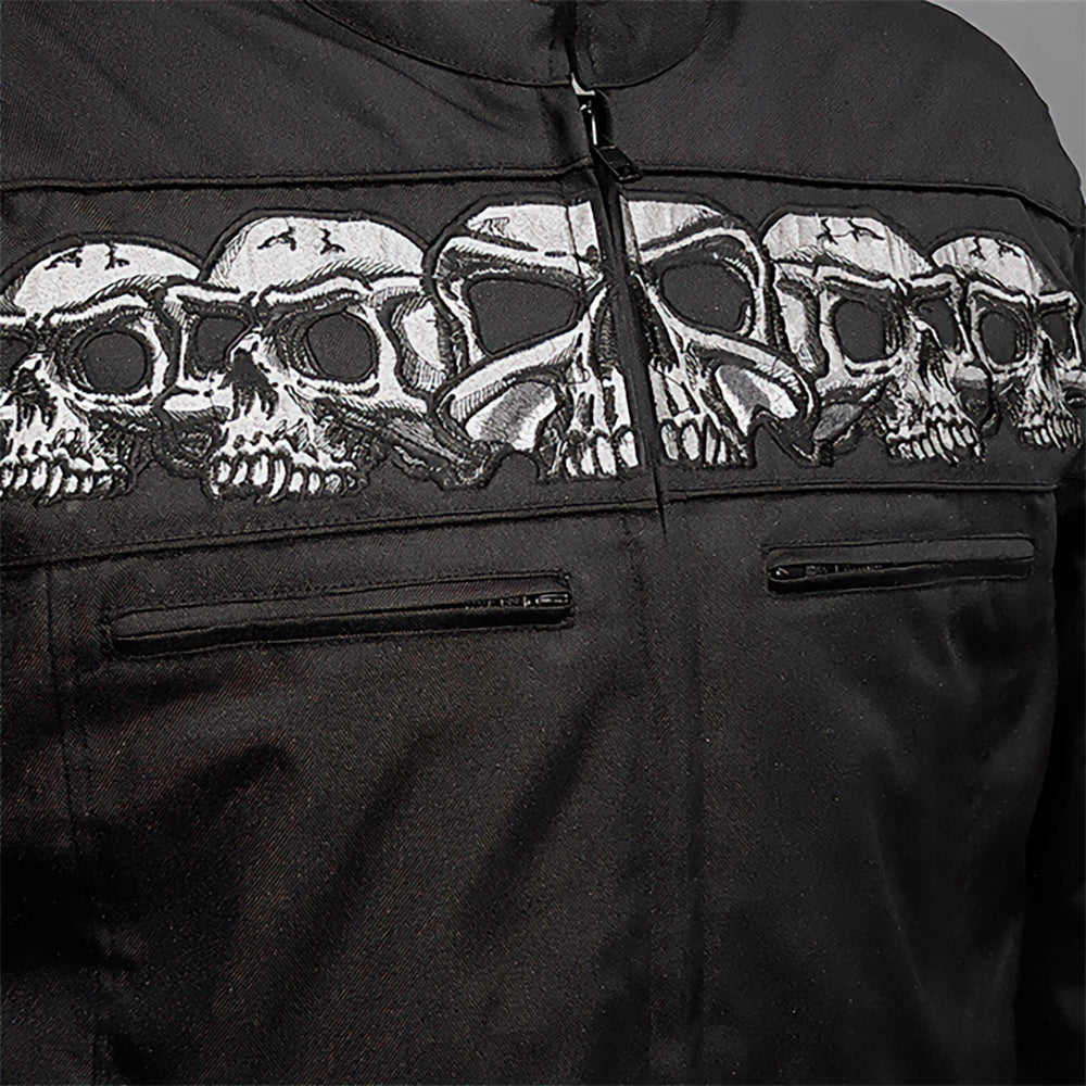 Men Motorcycle Textile Jacket with Reflective Details - Lux Ryder