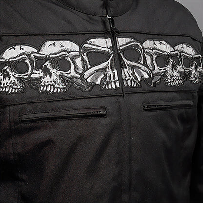Men Motorcycle Textile Jacket with Reflective Details - Lux Ryder