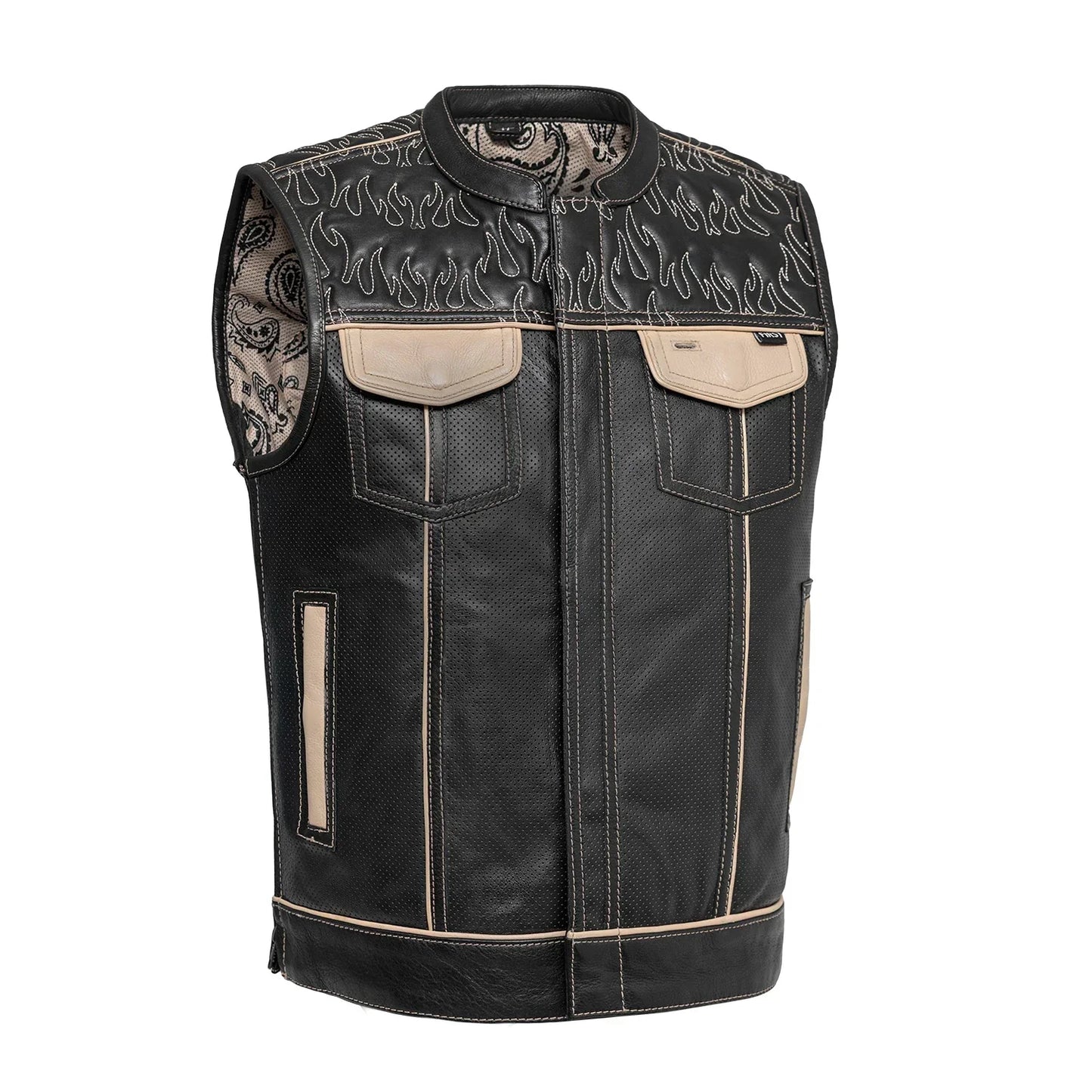 Inferno Rogue Men's Leather Vest (Limited Edition) - Lux Ryder