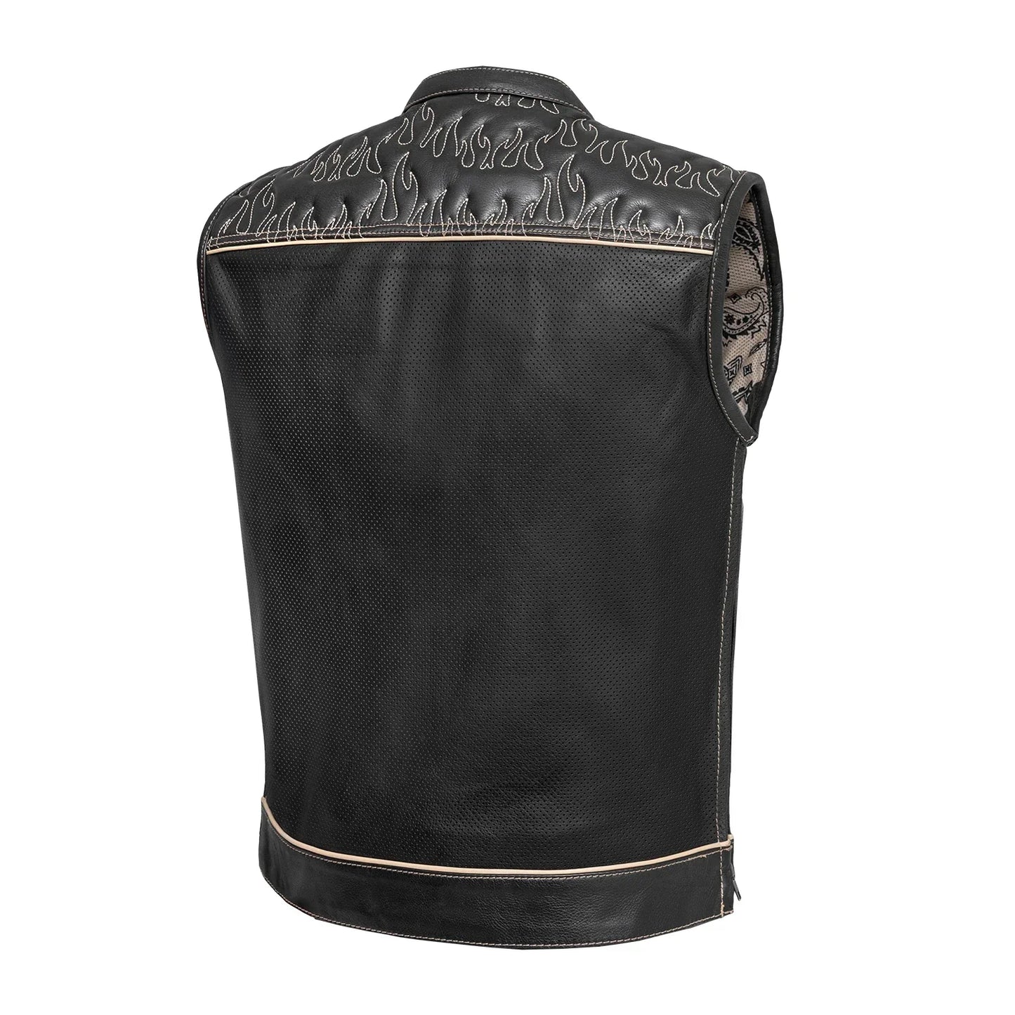 Inferno Rogue Men's Leather Vest (Limited Edition) - Lux Ryder