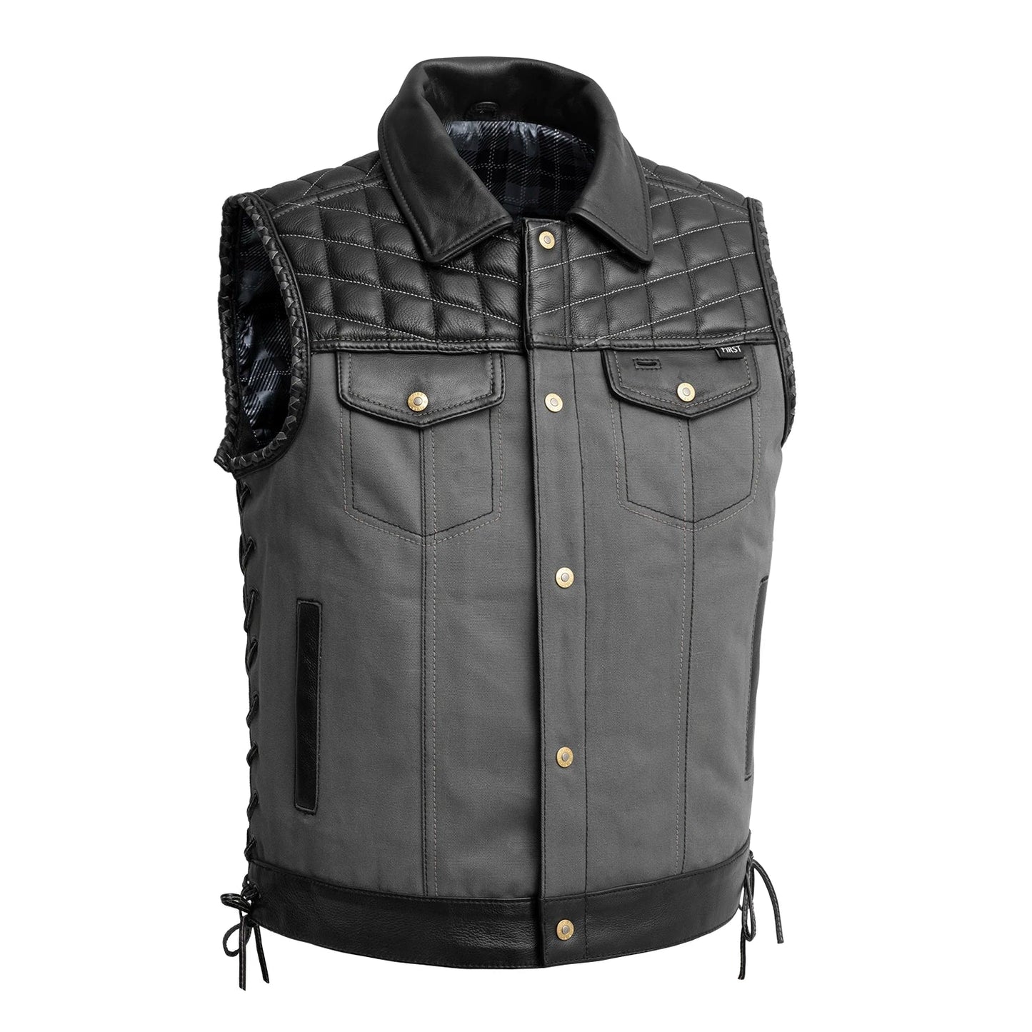 Iron Nomad Men's Leather Vest (Limited Edition) - Lux Ryder