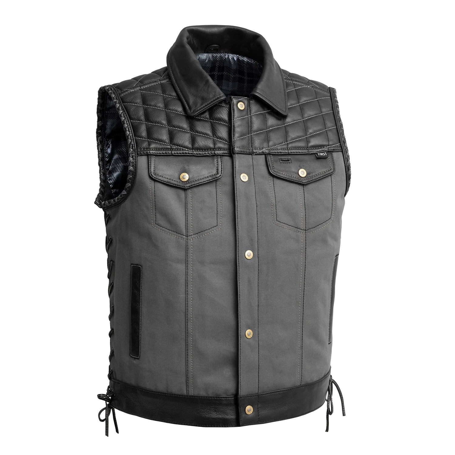 Iron Nomad Men's Leather Vest (Limited Edition) - Lux Ryder