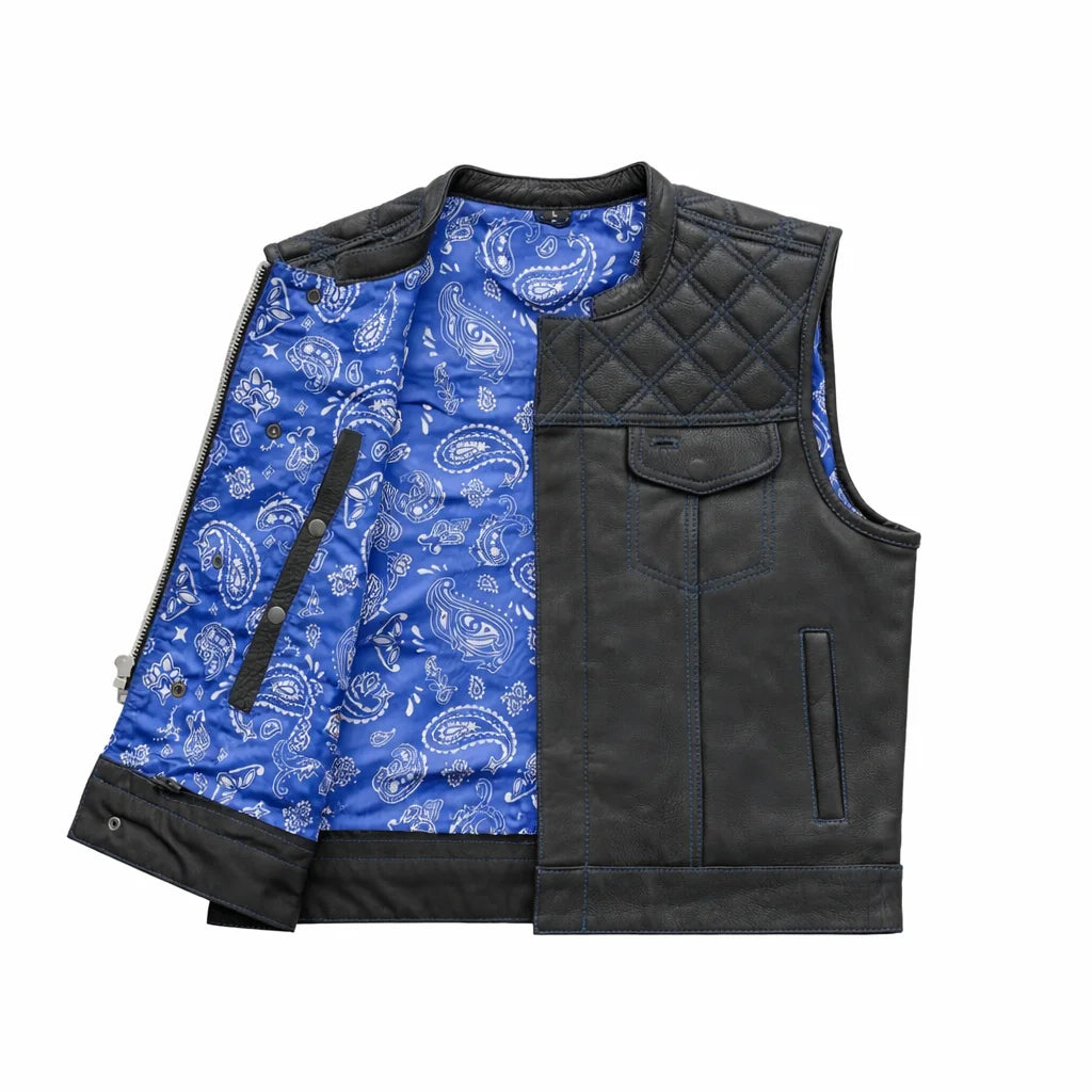 Leather Motorcycle Vest | LuxRyder
