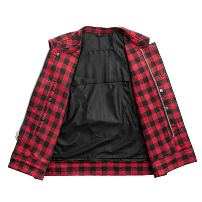 Sharp Shooter Moto Men's Canvas Vest - Recycled - Lux Ryder