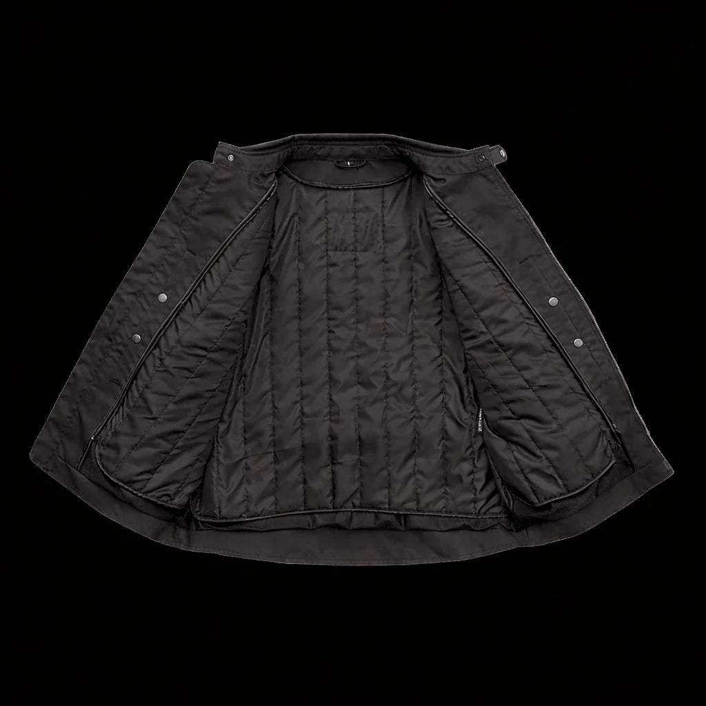 Black Textile  Jacket | LuxRyder