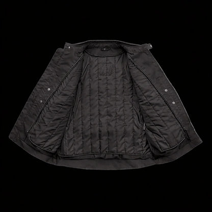 Black Textile  Jacket | LuxRyder