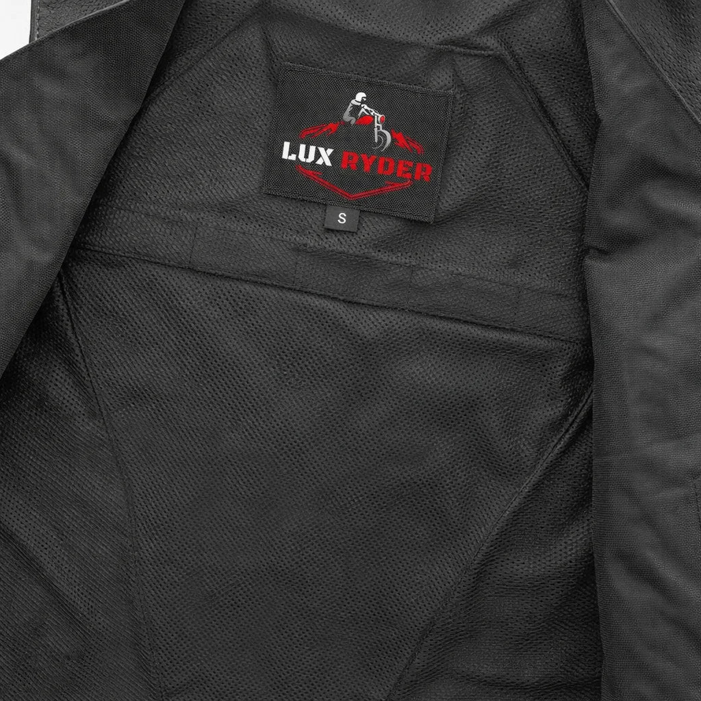 Western Style Biker Vest | LuxRyder