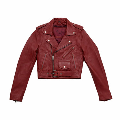 Red leather jacket | LuxRyder