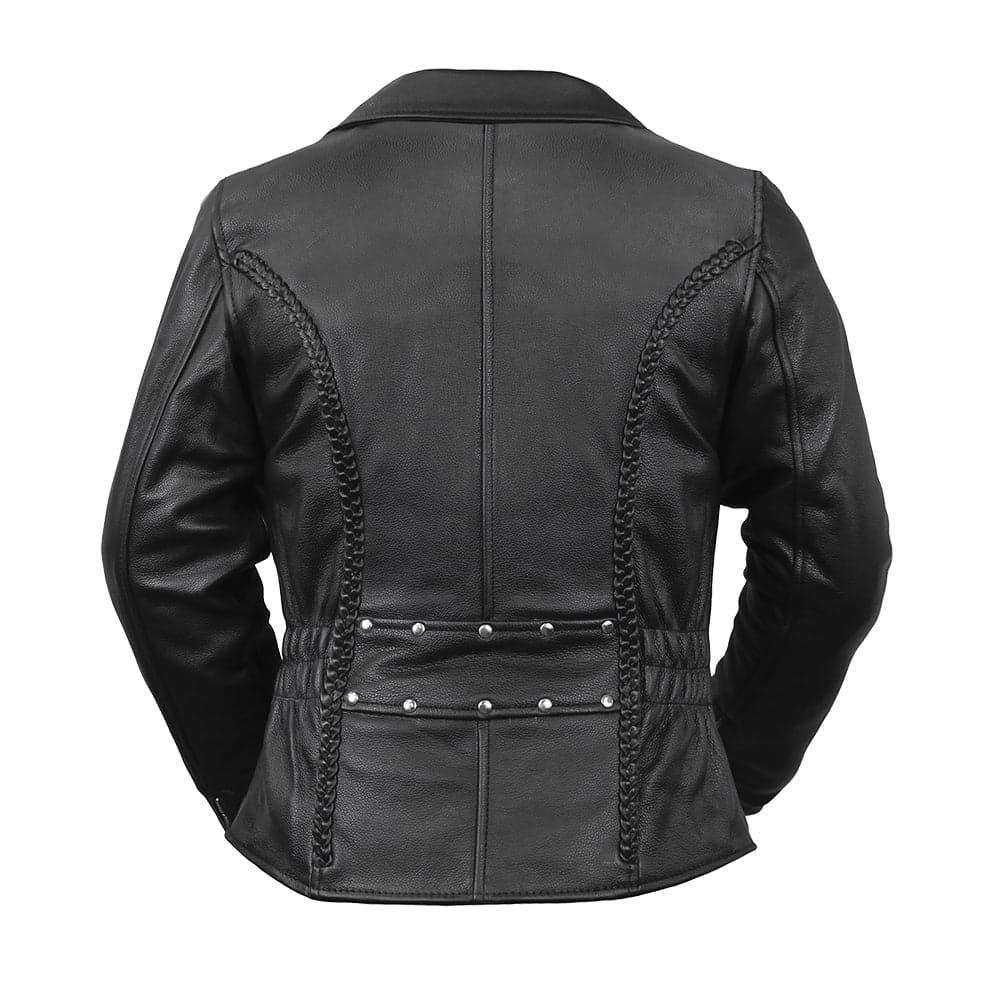 Women’s Heavyweight Leather Motorcycle Jacket - Lux Ryder