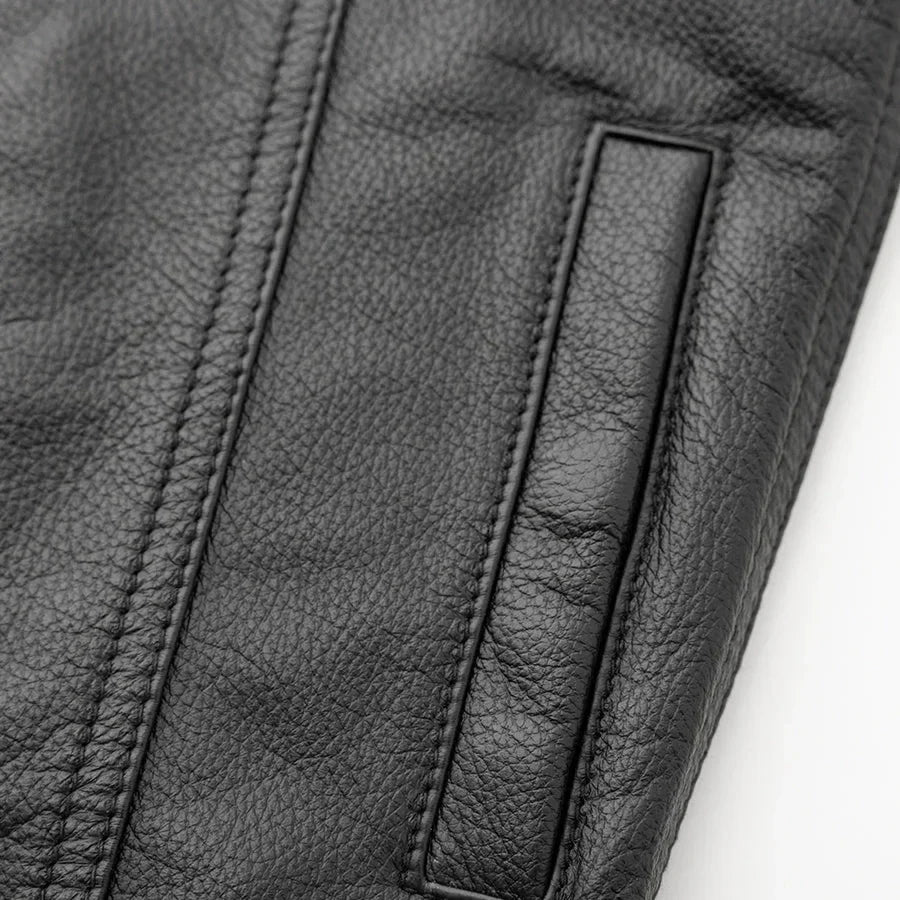 Bad Boy Kid’s Motorcycle Leather Vest – Classic Riding Look for Kids - Lux Ryder