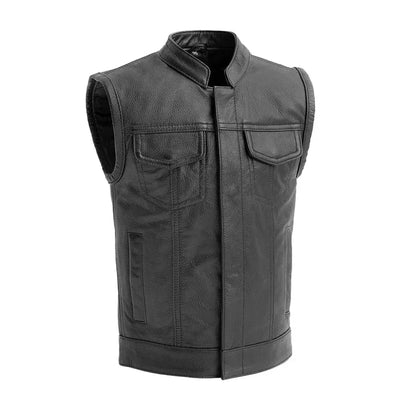 Bad Boy Kid’s Motorcycle Leather Vest – Classic Riding Look for Kids - Lux Ryder