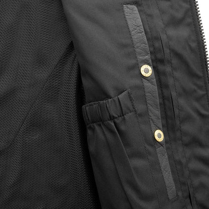 Badlands Men's Motorcycle Leather Vest - Lux Ryder