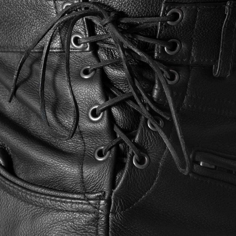 Men’s Leather Riding Pants – Over-Pant Motorcycle Leather Pants - Lux Ryder