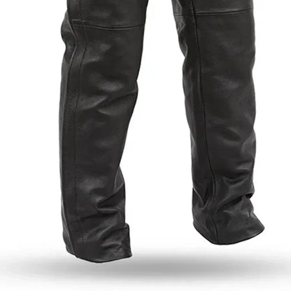 Men’s Leather Riding Pants – Over-Pant Motorcycle Leather Pants - Lux Ryder