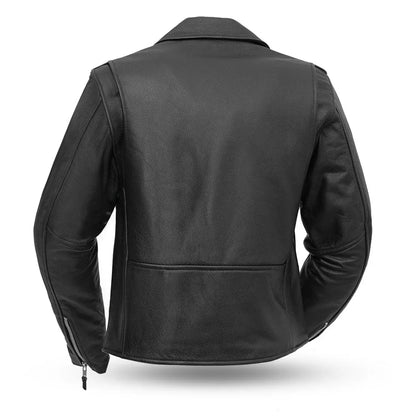 Ladies Leather Motorbike Jacket for Cooler Weather Riding - Lux Ryder