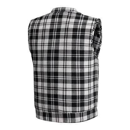 Sharp Shooter Moto Men's Canvas Vest - Recycled - Lux Ryder