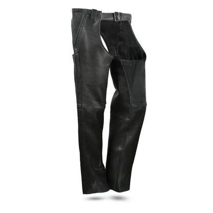 Bully Leather Chaps – Unisex Motorcycle Riding Chaps for Men & Women - Lux Ryder