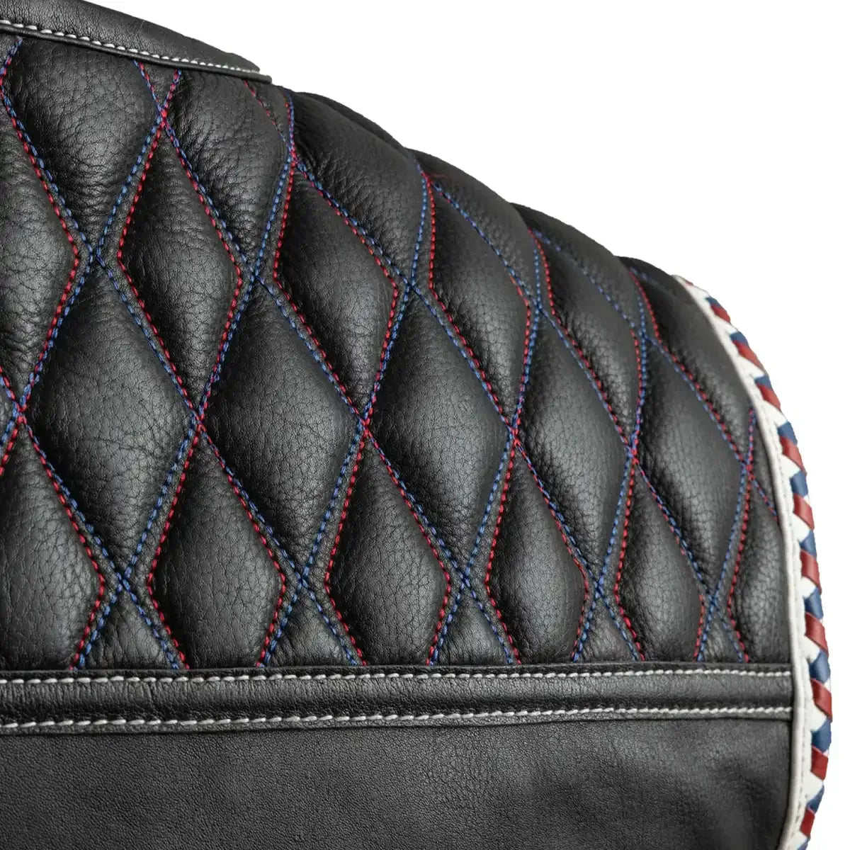 Captain Men's Motorcycle Leather Vest - Lux Ryder