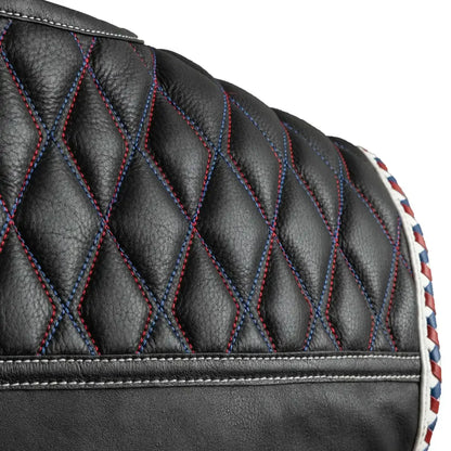 Captain Men's Motorcycle Leather Vest - Lux Ryder