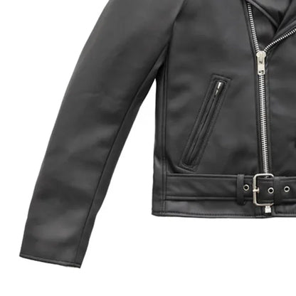 Women’s Vegan Leather Motorcycle Jacket - Lux Ryder