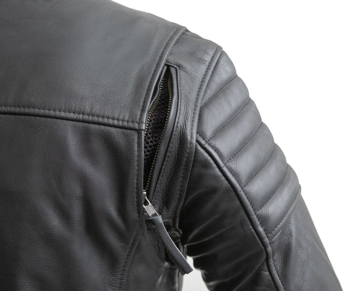 Men Leather Motorcycle Jacket for Daily Riding - Lux Ryder