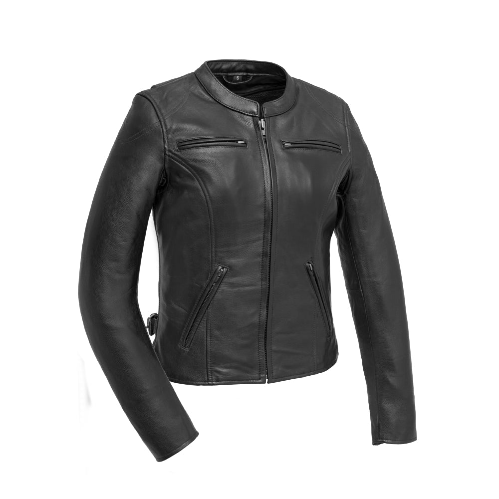 Women’s Leather Motorcycle Jacket for Warm Weather Riding - Lux Ryder