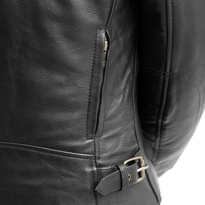 Women’s Leather Motorcycle Jacket for Warm Weather Riding - Lux Ryder