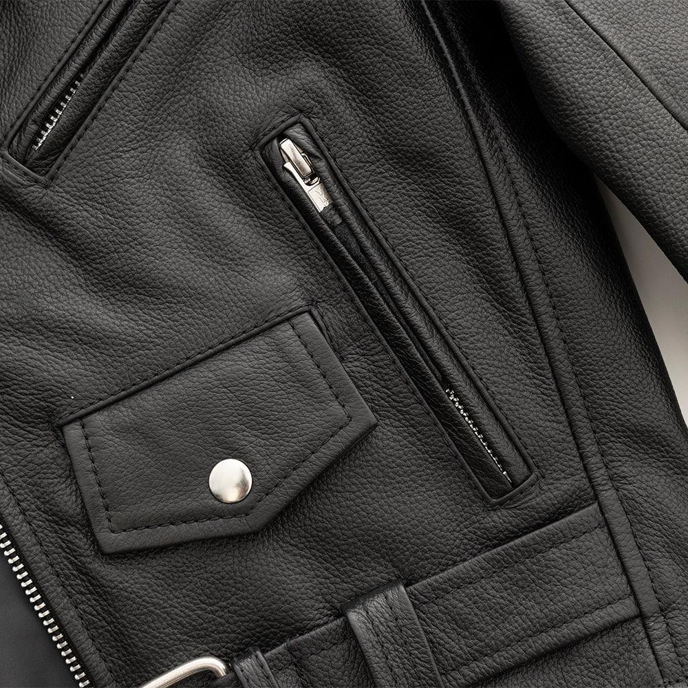 Cry Baby Kid’s Motorcycle Leather Jacket – Lightweight Riding Style - Lux Ryder