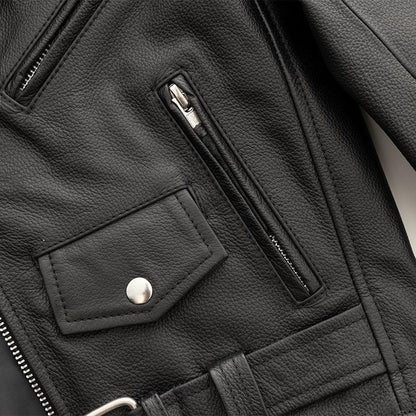 Cry Baby Kid’s Motorcycle Leather Jacket – Lightweight Riding Style - Lux Ryder