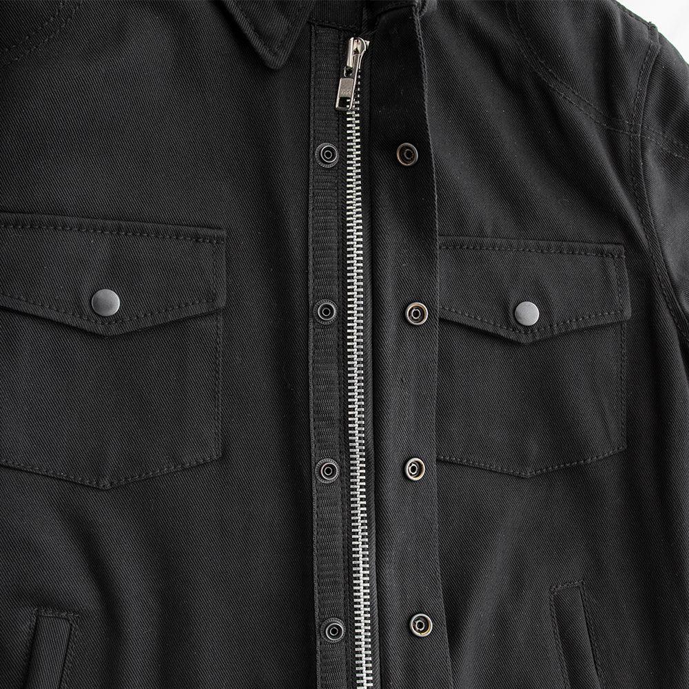 Dagger Men’s Motorcycle Twill Shirt – Reinforced Riding Overshirt - Lux Ryder