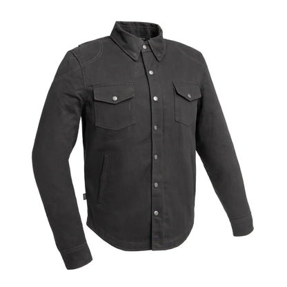 Dagger Men’s Motorcycle Twill Shirt – Reinforced Riding Overshirt - Lux Ryder