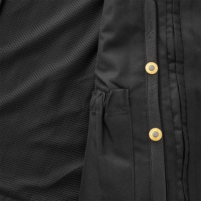 Deadwood Men's Motorcycle Western Style Leather Vest - Lux Ryder