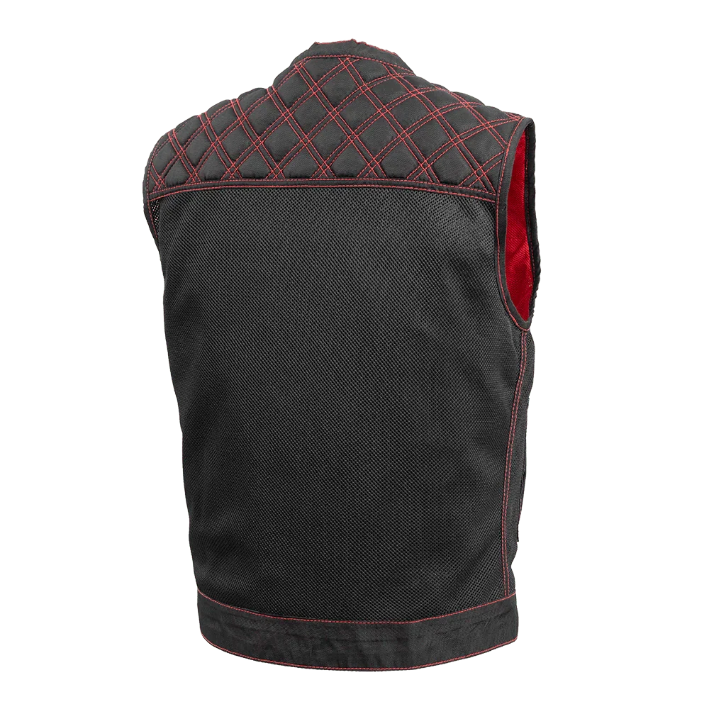 Downside Moto Mesh Men's Motorcycle Vest - Lux Ryder