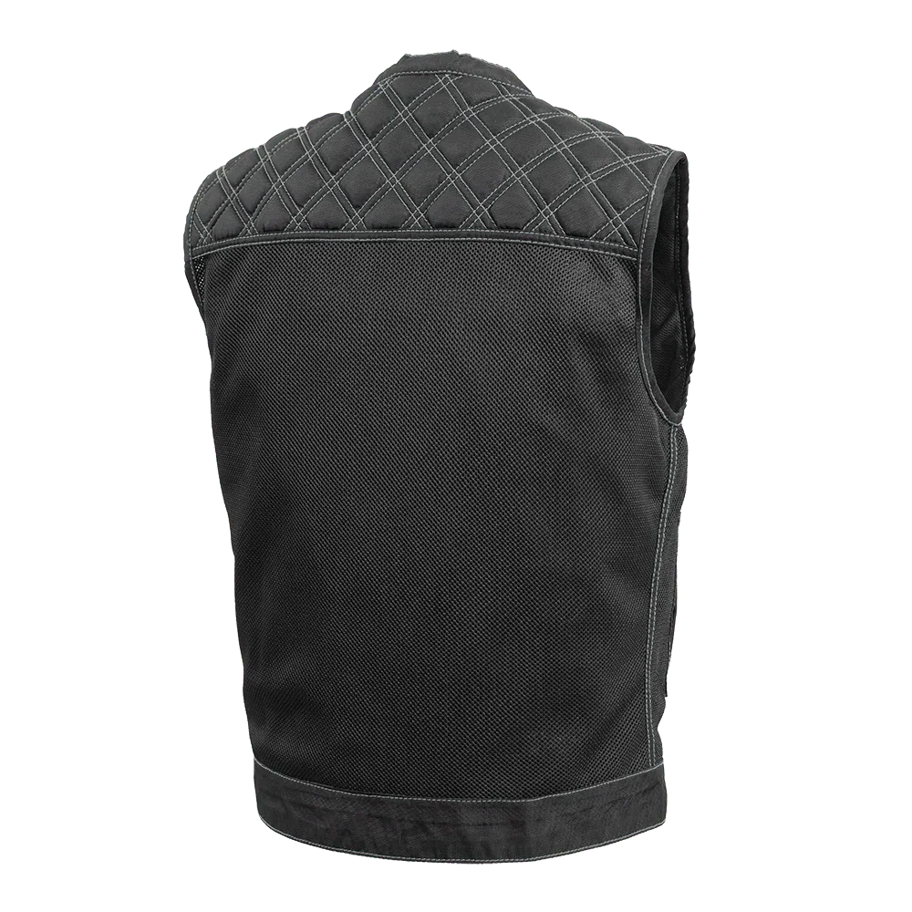Downside Moto Mesh Men's Motorcycle Vest - Lux Ryder