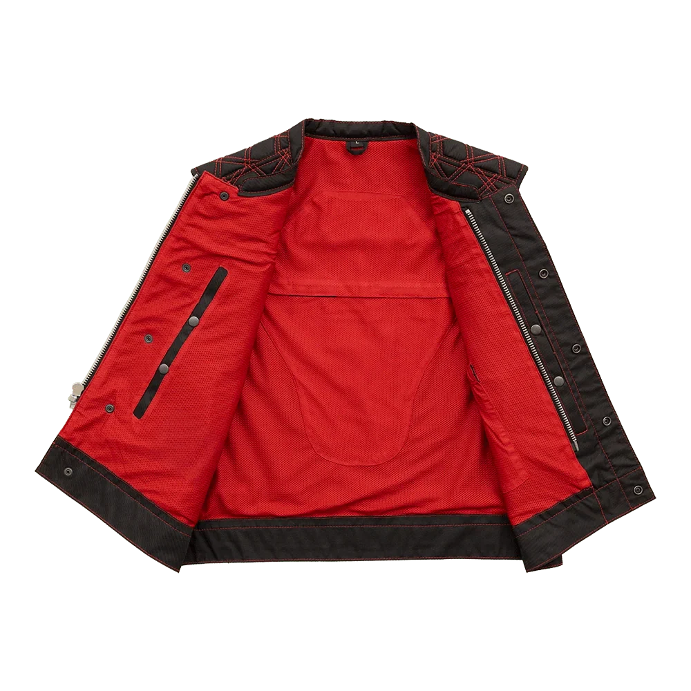 Downside Moto Mesh Men's Motorcycle Vest - Lux Ryder