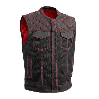 Downside Moto Mesh Men's Motorcycle Vest - Lux Ryder