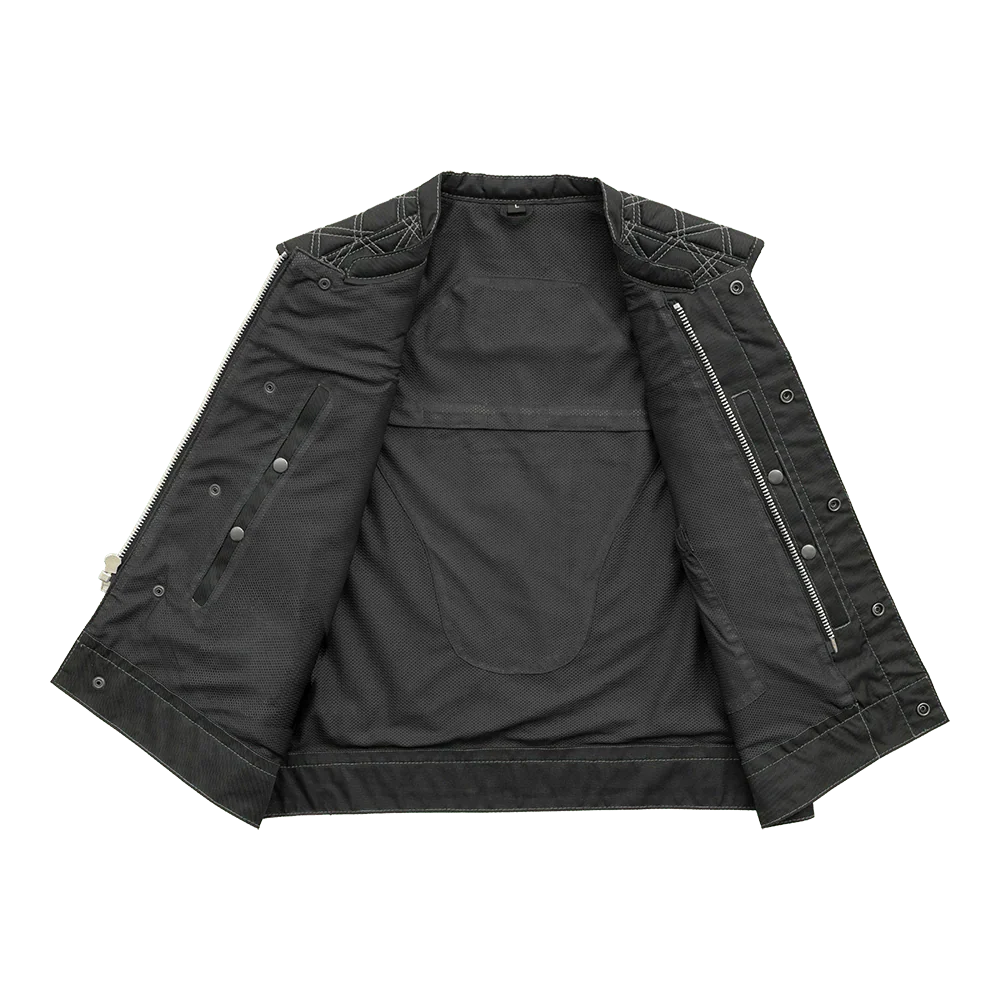 Downside Moto Mesh Men's Motorcycle Vest - Lux Ryder