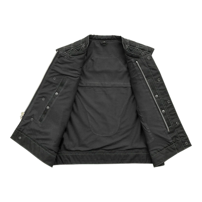 Downside Moto Mesh Men's Motorcycle Vest - Lux Ryder