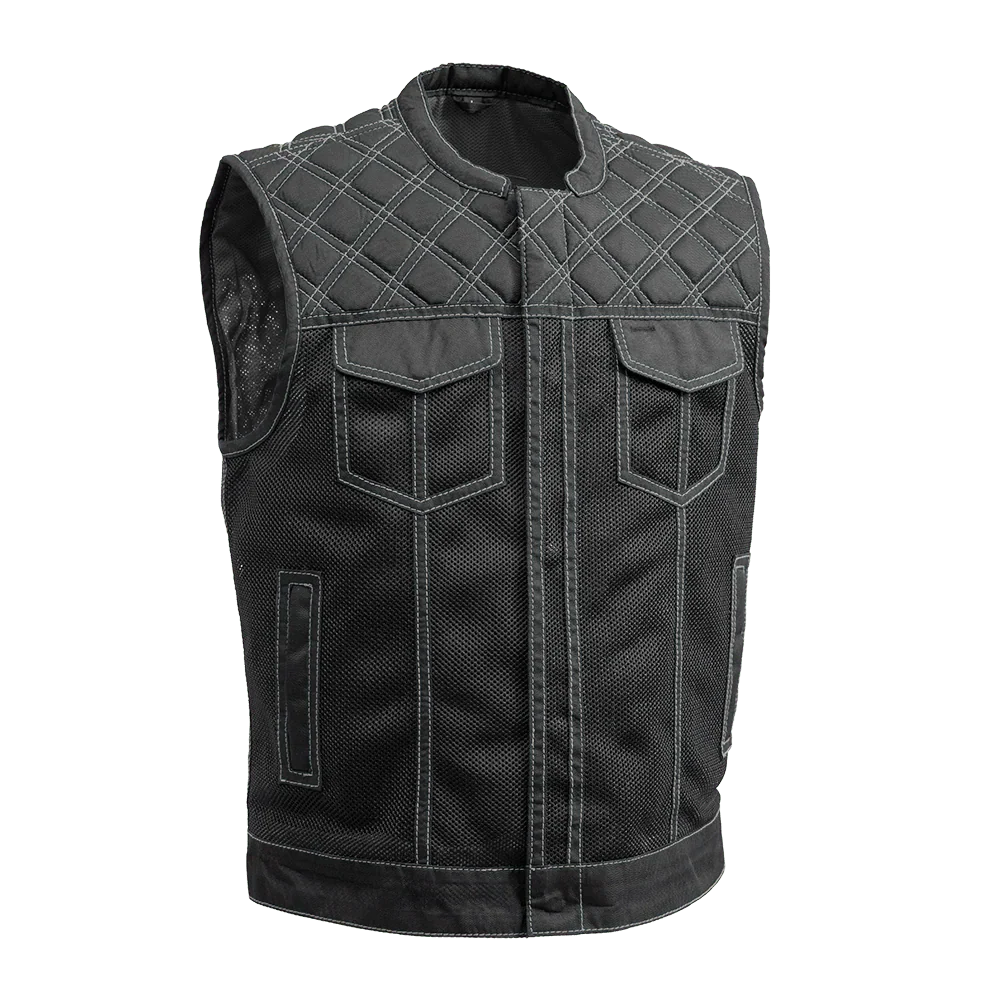 Downside Moto Mesh Men's Motorcycle Vest - Lux Ryder