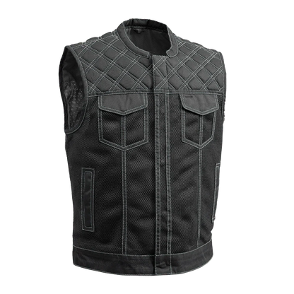 Downside Moto Mesh Men's Motorcycle Vest - Lux Ryder